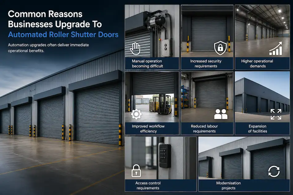 Automated Roller Shutter Doors